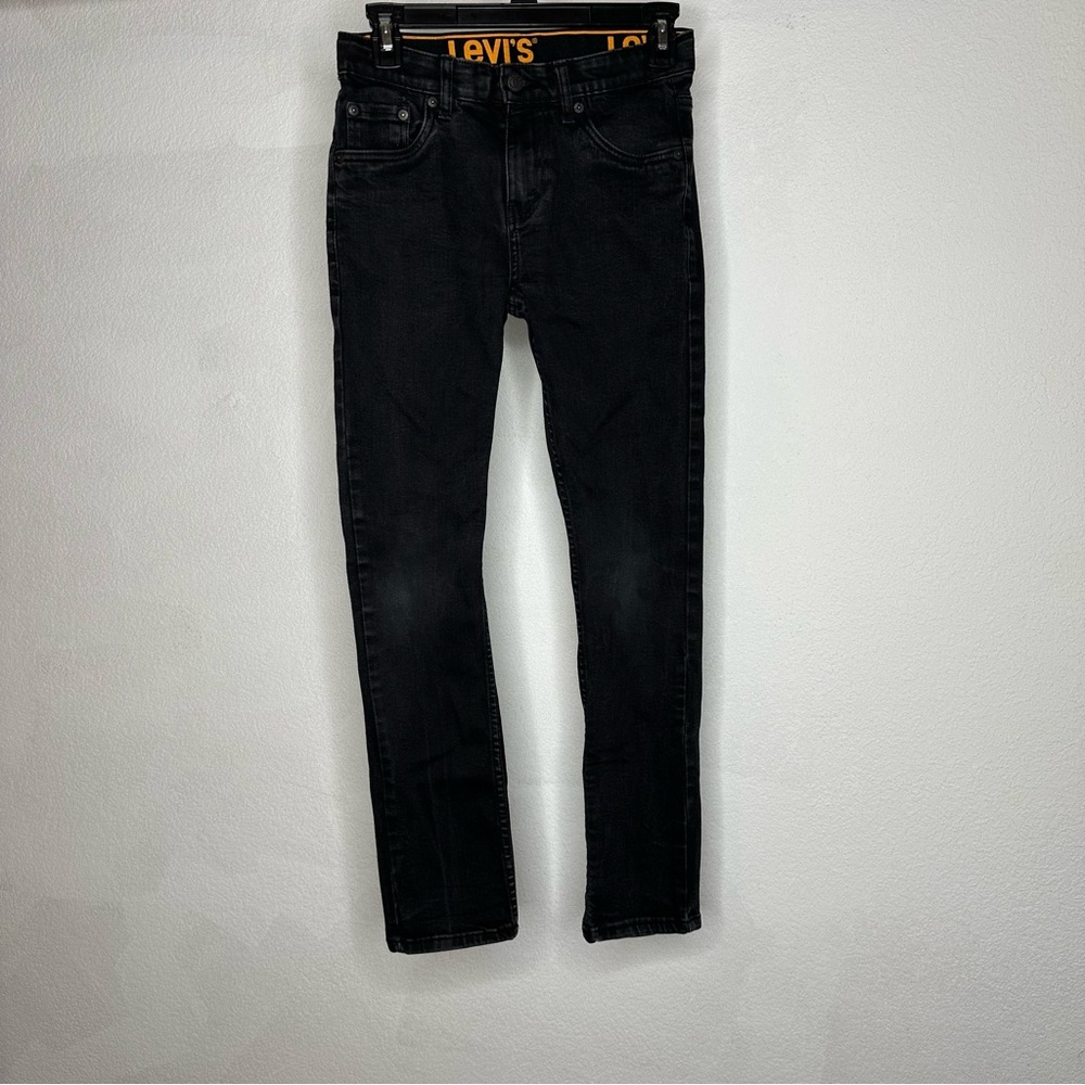 Levi's® Boys 510 Skinny Fit Everyday Performance Jeans Black Stretch 14R 27x29